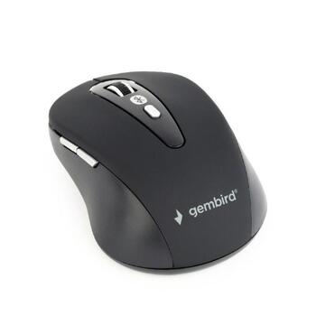 Gembird optiskā pele MUSWB-6B-01, Bluetooth 3.0, 6 pogas, 800/1200/1600 DPI, melna (MUSWB-6B-01)