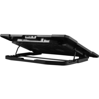 Tellur Охлаждающая подставка TLL491111, 5 вентиляторов, 72CFM, 1500rpm, 2xUSB, синий LED, 20dBA (TLL491111)