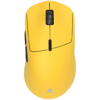 White Shark игровая мышь TOR WGM-5024 TOR-Y, желтая, 6200-12000 DPI, 1000 Hz, 300 IPS, 35 G, 8000 fps, 6 кнопок, 300 mAh, 1.5 м (TOR-Y)