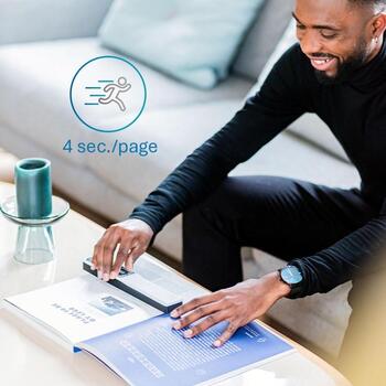 Iris rokas skeneris IRIScan Book 7 Dyslexic 464678, USB-C, 600 dpi, A4, akumulators (464678)