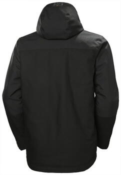 Helly Hansen Oxford ziemas jaka 73290_990-M, melna, M, 100% poliesters, Primaloft Black Eco, noņemama kapuce, YKK rāvējslēdzējs (73290_990-M)