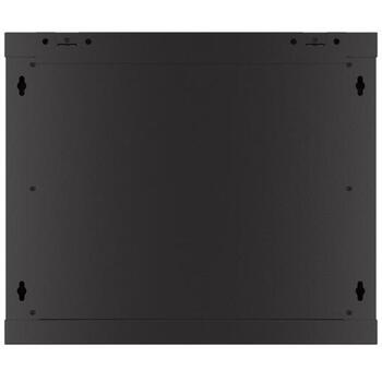 Lanberg подвесной шкаф 19 дюймов 9U WF01-6409-23B, 600mm, 450mm, перфорированные двери, 2 вентиляционных отверстия, IP20 (WF01-6409-23B)