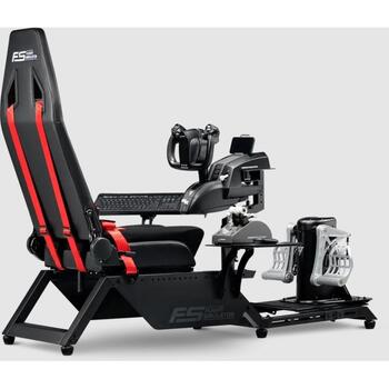Next Level Racing кабина авиасимулятора NLR-S018, 153см, 99см, 122см, 49.5кг, черный и красный, эргономичная (NLR-S018)
