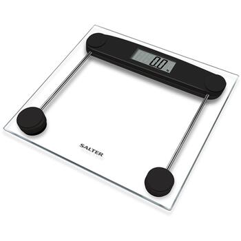 Salter Ванные весы 9208 BK3REU16, 180 кг, ЖК, стекло, автоматическое включение, эргономичный дизайн (9208 BK3REU16)