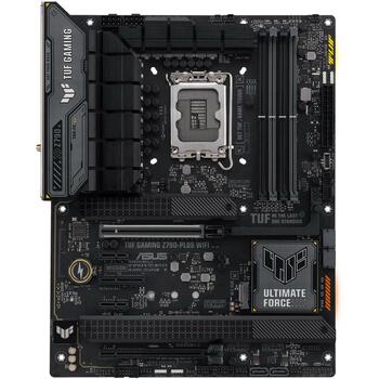 Asus Mātesplate TUFGAMINGZ790-PLUSWIFI, LGA 1700, DDR5, 128 GB, 4x M.2, 2.5 Gb Ethernet, Wi-Fi 6, 7.1 kanālu audio (TUFGAMINGZ790-PLUSWIFI)