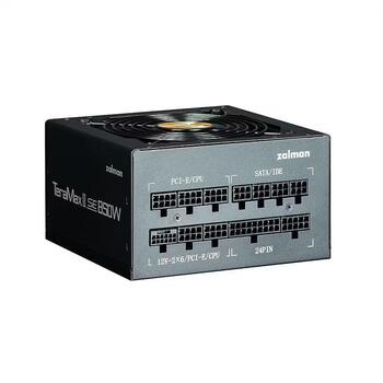 Zalman TeraMax850 barošanas bloks ZM850-TMX2SE, 850 W, 100-240 V, 50/60 Hz, 80 PLUS Gold, aktīvs PFC, 12 cm ventilators (ZM850-TMX2SE)