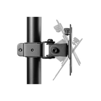 Digitus настенный кронштейн DA-90438, 2x8кг, 17-32'', VESA 75x75, 100x100, черный, быстрая разблокировка (DA-90438)