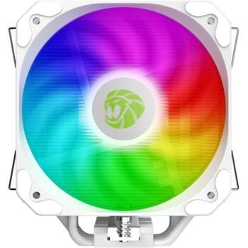 Gamemax procesora dzesētājs SIGMA540 ARGB WH, 38.4-81 cfm, 800-1600 rpm, 25 mm, 130 mm, 18-28.6 dBA, ASUS Aura Sync (SIGMA540 ARGB WH)