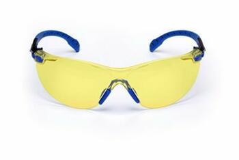 3M Aizsargbrilles Solus 1000 S1103SGA, 0.067kg, dzeltenas lēcas, noņemamas kājiņas, mīksts deguna balsts (S1103SGA)