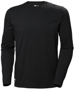 Helly Hansen Рубашка 79169_990-L, L, 150 g/m², 100% хлопок, рифленый воротник, длинные рукава, боковые швы (79169_990-L)