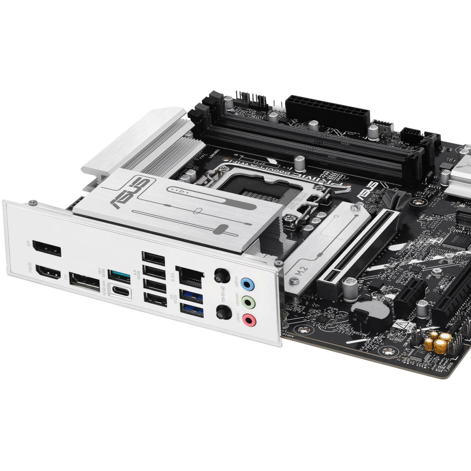 Asus Mātesplate PRIME B860M-A WIFI, LGA 1851, DDR5, 256 GB, 4 DIMM, 2.5 Gb Ethernet, Wi-Fi 6E, 6 SATA III, 2 M.2, 7.1 audio (PRIME B860M-A WIFI)