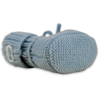 Lodger Slipper Merino шерстяные пинетки SLM 110_0-6, 0-6M, синие, 100% мериносовая шерсть, осень/зима (SLM 110_0-6)