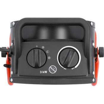 Yato elektriskais sildītājs YT-99705, 3000 W, 30 m², 245 m³/h, 220-240 V, 50 Hz, PTC, IPX0, 85 °C, 1.3 m, 3 režīmi, metāla korpuss (YT-99705)