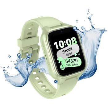 Stelio Умные часы для детей ST-SWJ101-PCH, 4G LTE, GPS, IP67, 1.75'', Bluetooth, Android, iOS, шагомер (ST-SWJ101-PCH)