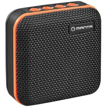 Manta SPK01GO Bluetooth-колонка, 10 Вт, BT 5.0, FM-радио, MP3/WMA/WAV/APE/FLAC, USB/SD/AUX, микрофон (SPK01GO)