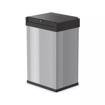Hailo Big-Box Swing L 030840121, 35L, 50cm, 34x26cm, tērauds/plastmasa, atkritumu tvertne (030840121)
