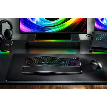 Razer Pro Type Ergo RZ03-05440100-R3M1 клавиатура, беспроводная, Bluetooth, USB-C, QWERTY US, ножнично-мембранный переключатель (RZ03-05440100-R3M1)