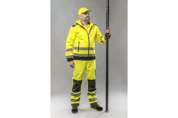 Hogert HT5K364-XL, augstas redzamības bikses, XL (54), 80% poliesters, 20% kokvilna, 270 g/m², EN ISO 20471 1. klase, CAT.II (HT5K364-XL)