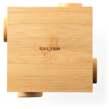Salter Подставка для специй BW14238, 12 банок, бамбук, стеклянные банки, вращающаяся основа (BW14238)