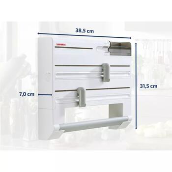 Leifheit Parat Plus 1025723, sienas turētājs, folijas padeve, nodalījums, 1.16kg (1025723)
