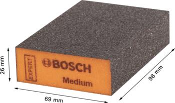 S471 Standard bloks 69 x 97 x 26 mm, vidējs, Slīpēšanai ar rokām EXPERT S471 STANDARD BLOKS SLĪPĒŠANAI, 2608901169, BOSCH (2608901169)