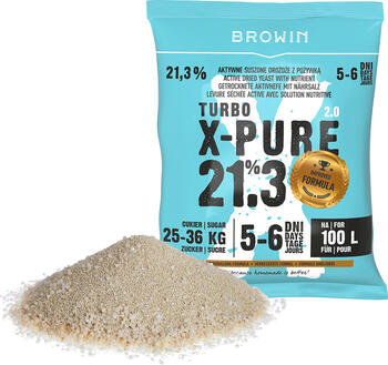 Browin Дрожжи для дистилляции 403106, 21.3%, 100L, 0.36kg, 5-6 дней (403106)