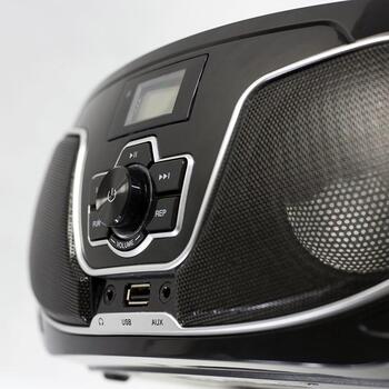 Manta Музыкальный центр BBX007 BBX0070000001, 4W, 200W, MP3, WAV, WMA, AAC, FLAC, USB, AUX, Bluetooth 5.0, FM 87,5-108 MHz (BBX0070000001)