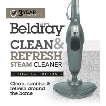 Beldray Паровой очиститель BEL01986VDER, 1300 W, 0.350 l, 2.55 kg, 180° поворотная головка, треугольная головка (BEL01986VDER)