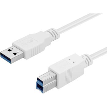 Sandberg USB 3.0 A-B kabelis 509-23, 1.8 m, 5 Gbit/s, USB A, USB B, vīriešu savienotāji (509-23)