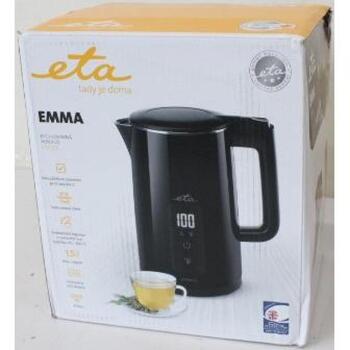 Eta электрический чайник ETA559590010SO Emma, 1.5 л, 2200 Вт, 220-230 В, нержавеющая сталь, поворотная база 360°, автоотключение (ETA559590010SO)