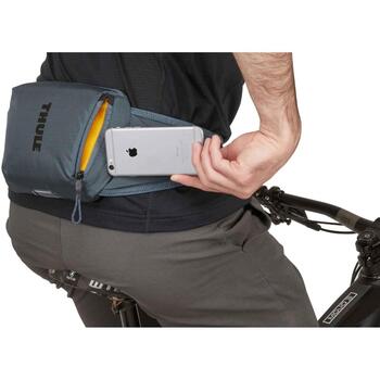Thule Поясная сумка 4479 3204479, 22см, 6см, 15см, 0.5л, 0.23кг, нейлон, темно-серый, водоотталкивающий, светоотражающие детали (3204479)