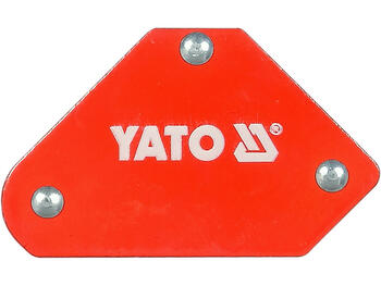 Yato metināšanas magnētisko turētāju komplekts YT-08679, 6 gab, ferīta magnēts, tērauda loksne, 4.5 kg, 11.5 kg, 30°, 45°, 60° (YT-08679)