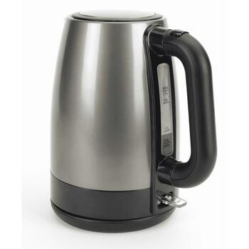 Black Decker электрический чайник BXKE2201E ES9580040B, 2200 W, 1.7 L, нержавеющая сталь, технополимер, моющийся фильтр (ES9580040B)