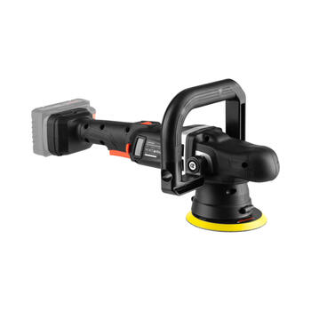 Dnipro-M DPE-200BC akumulatora ekscentriskā pulēšanas mašīna auto un virsmu pulēšanai 20V bezsuku 125mm 15mm 0-5500apgr./min (48373000)
