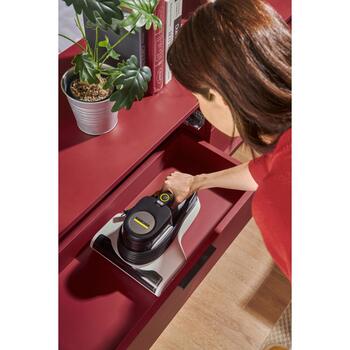 Karcher Пылесос для матрасов VCH 4 UVClean 1.198-412.0, 220-240V, 50-60Hz, 80dB, 500W, 5m, 400ml, UV-C свет, вибрационный валик (1.198-412.0)
