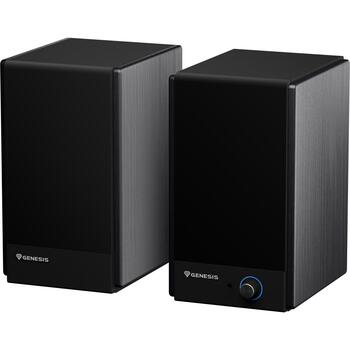 Genesis колонки Arsen 502BT NGS-2417, 60 Вт, 50 - 20000 Гц, 2.0 канала, Bluetooth 5.3, RCA, оптический, черный (NGS-2417)