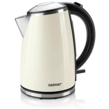 Zelmer ZCK1274E 71504727P, 1.7 л, 2200 Вт, дисковый нагреватель, 360° основание, индикаторы, автоотключение (71504727P)