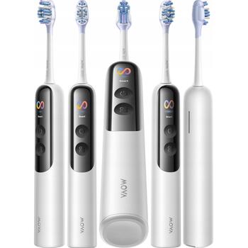 Mova elektriskā zobu birste Fresh 20 Vision ATS25B, 22800 kustības minūtē, 4 režīmi, 1 galviņa, akumulators, USB Type-C, IPX8 (ATS25B)