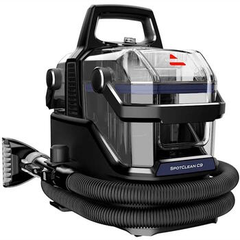 Компактный очиститель с функцией мойки 400W с легкой конструкцией SpotClean C9 Select черный серебристый X 3989N Bissell (3989N)