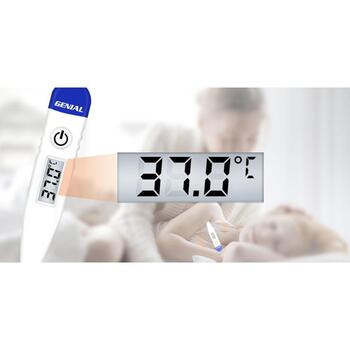 Genial Термометр для тела T12L, ≤60с, ±0,1°C, 32,0-42,9°C, LCD, функция памяти, автоматическое предупреждение (T12L)