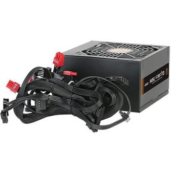 Zalman GigaMax 750W barošanas bloks ZM750-GVII, 750 W, 200 - 240 V, 50 - 60 Hz, 6 A, aktīvais, 88%, 1 ventilators (ZM750-GVII)