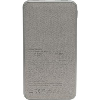 Denver Power Bank PBS-5004 117140000330, 5000 mAh, 5 V, 2 A, 2,1 A, Серый, Прямоугольник, LED индикаторы (117140000330)