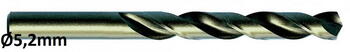 Exact Металлическое сверло DIN338 HSSE-Co5 74052, Ø5,2 мм, 10 шт, 0,17 кг (74052)