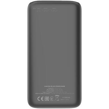 CANYON PB-301 внешний аккумулятор для зарядки устройств 30000mAh PD20W QC3.0 USB-C CNE-CPB301B чёрный (CNE-CPB301B)