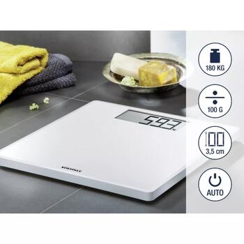Soehnle Shape Sense Control 100 1063856, 180кг, 100г, ЖК-дисплей, авто вкл/выкл, нескользящая основа (1063856)