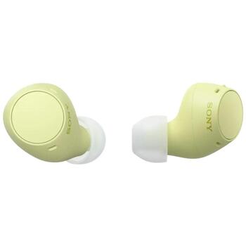 Sony Наушники WF-C510 WFC510Y.CE7, беспроводные, желтые, Bluetooth 5.3, 20-20kHz, 11ч работы от аккумулятора, водоотталкивающие (WFC510Y.CE7)