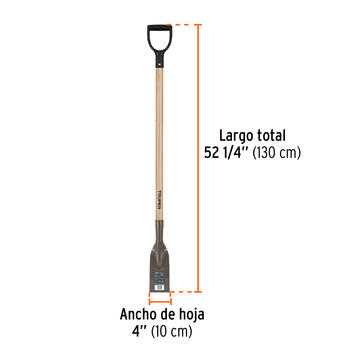 Skrāpis ar koka rokturi, 133cm, SCR-4D TRUPER (SCR-4D)
