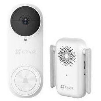 Ezviz CSDB25MP2, Аккумуляторный видеозвонок, 5MP, 5200mAh, IP65, Серебристый, Wi-Fi (CSDB25MP2)