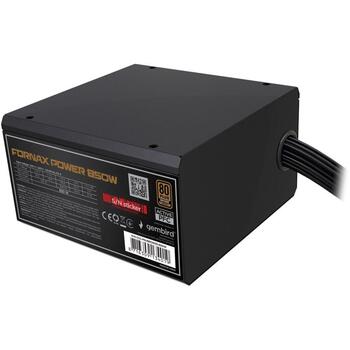 Gembird CCC-PSUBRONZE-850W barošanas bloks, 850W, 12cm ventilators, 80 PLUS Bronza, aktīvā PFC, 1 ventilators (CCC-PSUBRONZE-850W)