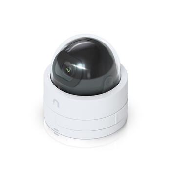 IP PoE наблюдательная камера 2K 4 MP 2688×1512 PoE 30 fps ультраширокий угол обзора 102.4° IR ночное видение до 20 м AI детекция событий RJ45 монтаж потолок/стена UVC-G5-Dome Ultra Белая Ubiquiti (UVC-G5-DOME-ULTRA)